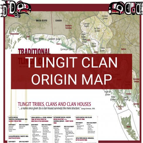 Tlingit Clan Origin Map
